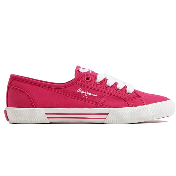 Pepe Jeans Brady W Basic Skor Röd EU 36 Kvinna