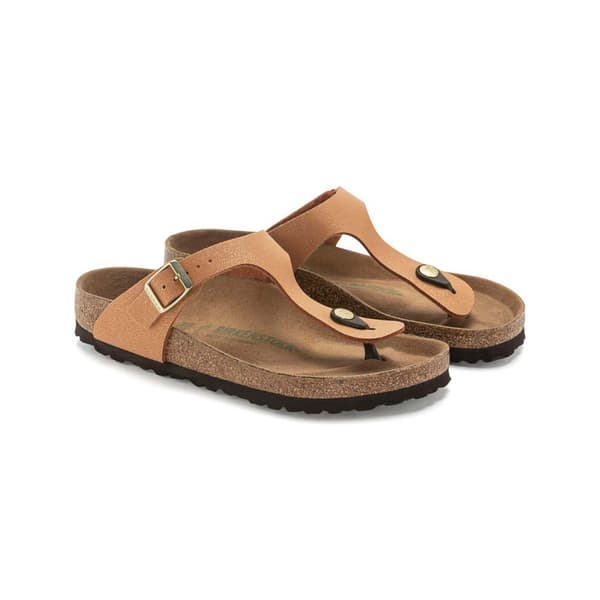 Birkenstock Gizeh Vegan Birko-flor Nubuck Sandaler Brun EU 39 Man