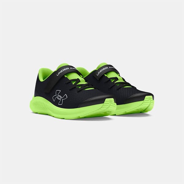 Under Armour Ps Pursuit 3 Big Logo Ac Juoksukengät Vihreä EU 28 1/2 Poika