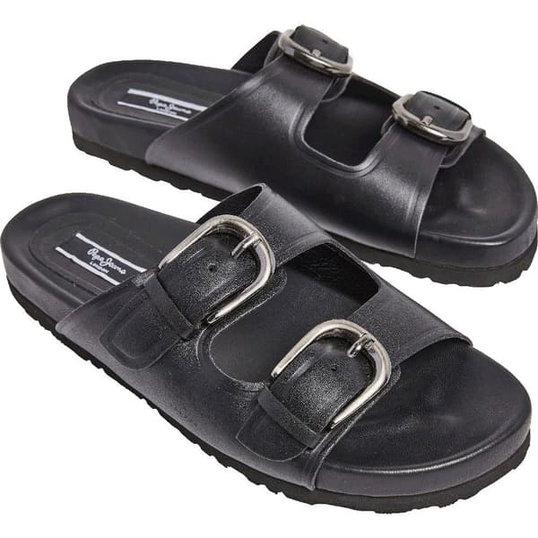 Pepe Jeans Oban Block Sandaler Svart EU 39 Kvinna