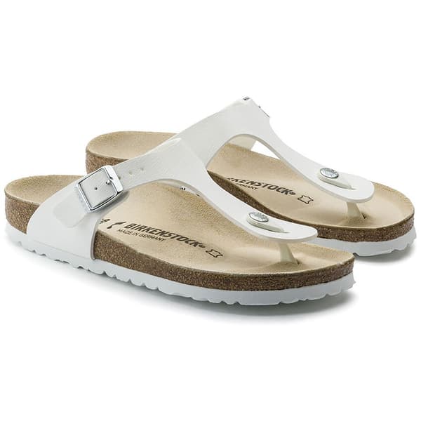 Birkenstock Giez Birko-flor Sandaler Vit EU 45 Kvinna