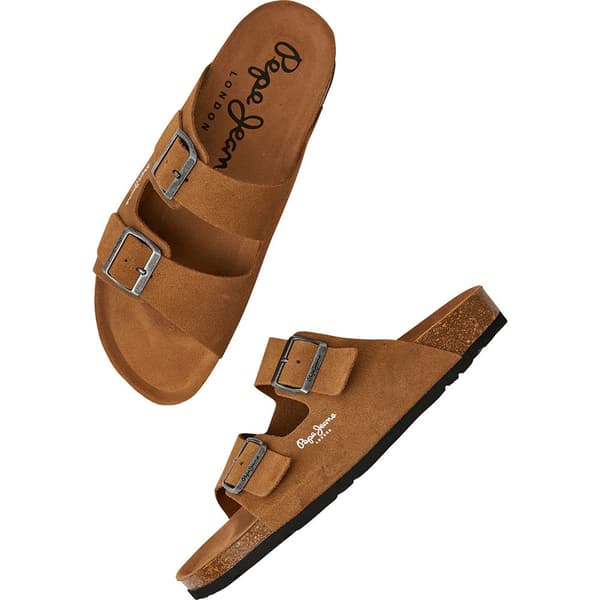 Pepe Jeans Bio Suede Sandaler Brun EU 44 Man