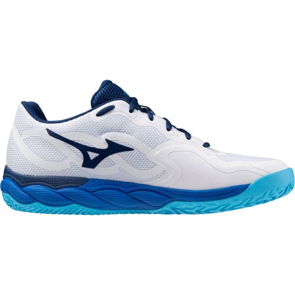 Mizuno Wave Enforce Court Cc Savikengät Valkoinen EU 45 Mies