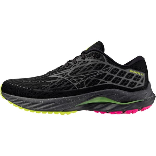 Mizuno Wave Inspire 20 Unisex Löparskor Svart EU 38 1/2 Man