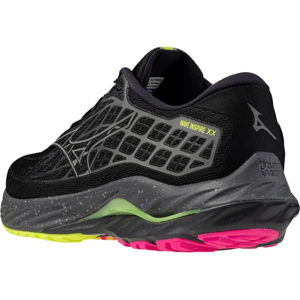 Mizuno Wave Inspire 20 Unisex Löparskor Svart EU 38 1/2 Man