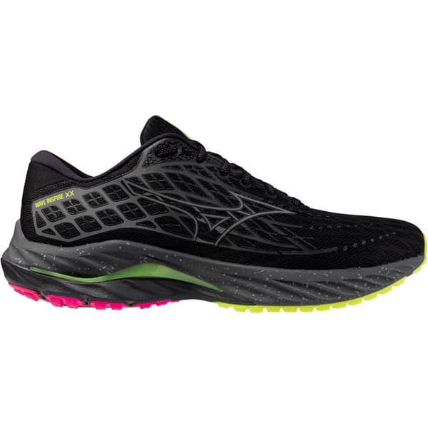 Mizuno Wave Inspire 20 Unisex Løbesko Sort EU 38 1/2 Mand
