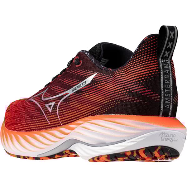 Mizuno Wave Rider 28 Amsterdam Løbesko Rød EU 37 Mand