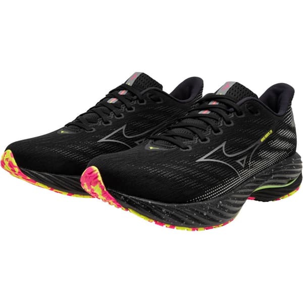 Mizuno Wave Rider 28 Unisex Løbesko Sort EU 37 Mand