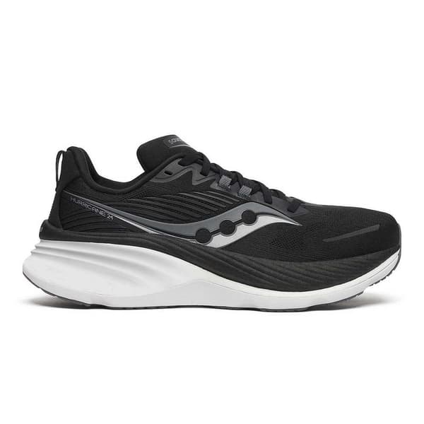 Saucony Hurricane 24 Löparskor Svart EU 44 Man