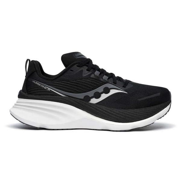 Saucony Hurricane 24 Breda Löparskor Svart EU 42 Man
