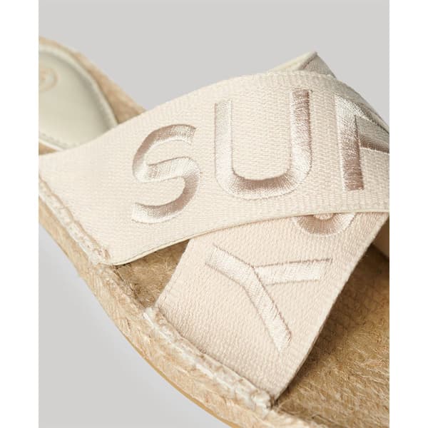 Superdry Cross Strap Espadrillot Kultainen EU 38 Nainen
