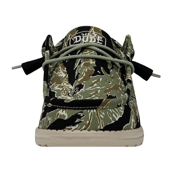 Hey Dude Wally Camouflage Skor Grönt EU 43 Man