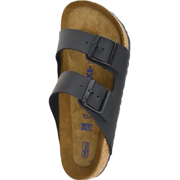 Birkenstock Arizona Birko-flor Soft Insole Sandaler Svart EU 37 Kvinna