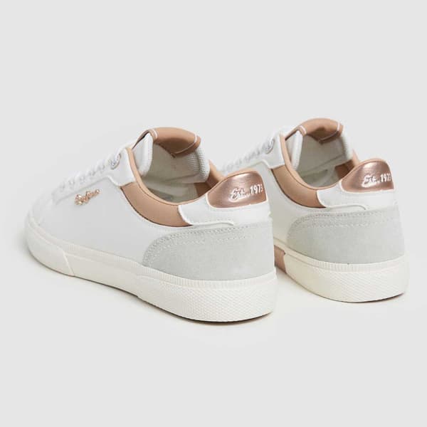 Pepe Jeans Kenton Court Sko Hvid EU 37 Kvinde