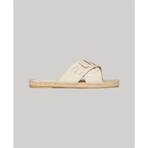 Superdry Cross Strap Espadriller Gylden EU 39 Kvinde