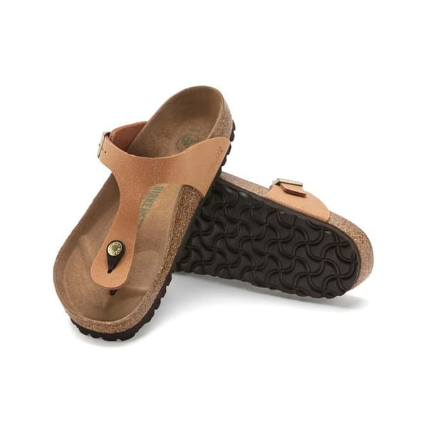 Birkenstock Gizeh Vegan Birko-flor Nubuck Sandaler Brun EU 42 Man