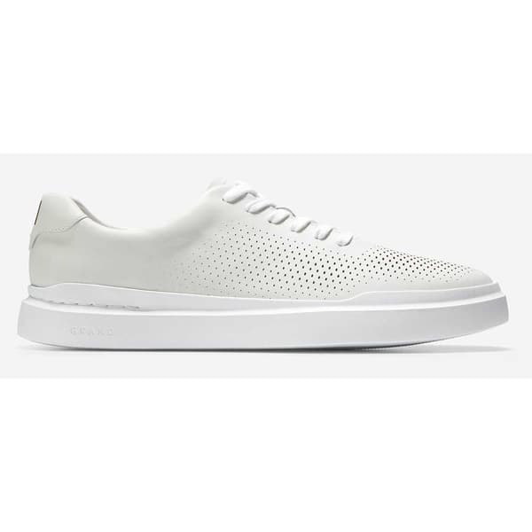 Cole Haan Grandpro Rally Laser Cut Sne Skor Vit EU 44 Man