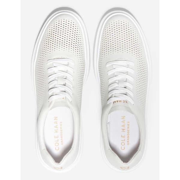 Cole Haan Grandpro Rally Laser Cut Sne Skor Vit EU 44 Man