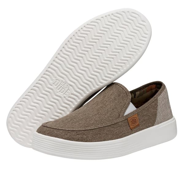 Hey Dude Sunapee Craft Linen Sko Grøn EU 45 Mand