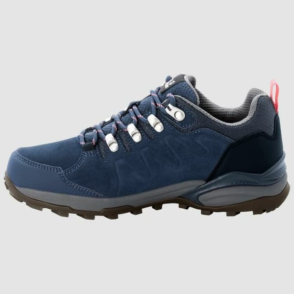 Jack Wolfskin Shoes Refugio Texapore Low Vandringsskor Blå EU 41 Kvinna