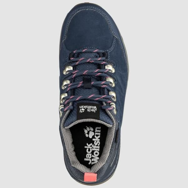 Jack Wolfskin Shoes Refugio Texapore Low Vandringsskor Blå EU 41 Kvinna