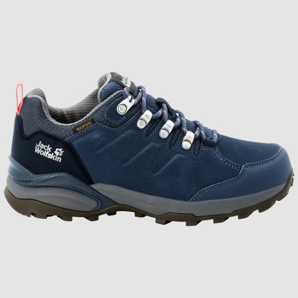 Jack Wolfskin Shoes Refugio Texapore Low Vandringsskor Blå EU 41 Kvinna