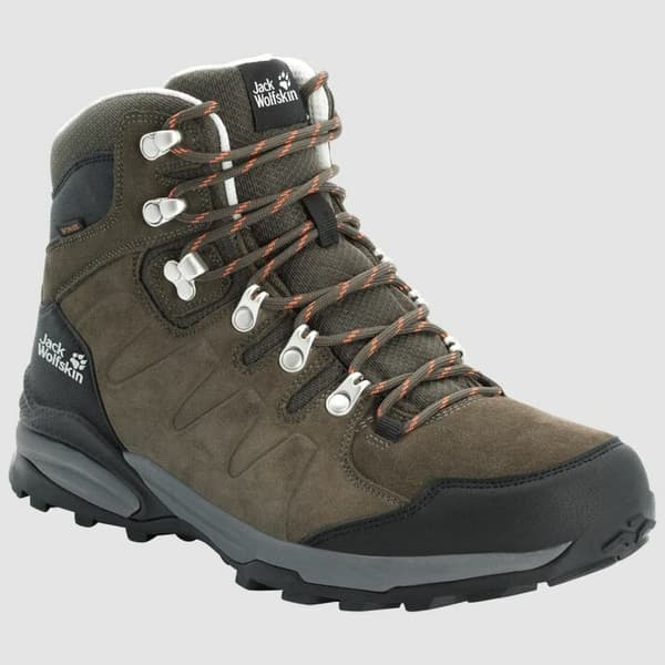Jack Wolfskin Shoes Refugio Texapore Mid Vandringsskor Grönt EU 45 1/2 Man