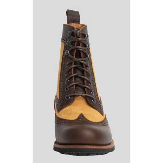 Rokker Frisco Brogue Limited Motorcykelstøvler Brun EU 43 Mand