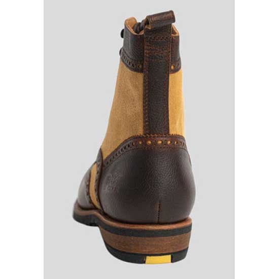 Rokker Frisco Brogue Limited Motorcykelstøvler Brun EU 43 Mand