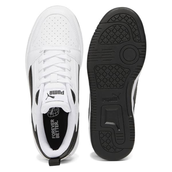 Puma Rebound V6 Lo Skor Vit EU 37 Pojke