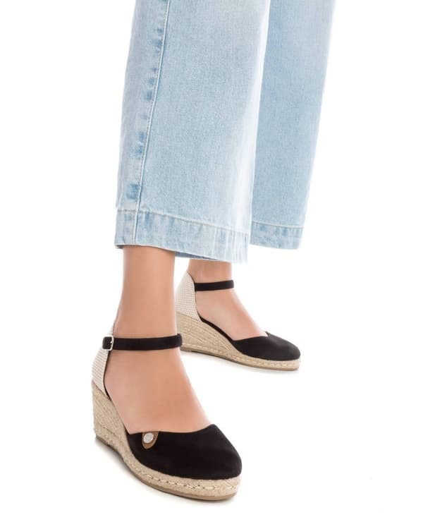 Refresh 171882 Kiilakorkoiset Espadrillot Musta EU 36 Nainen