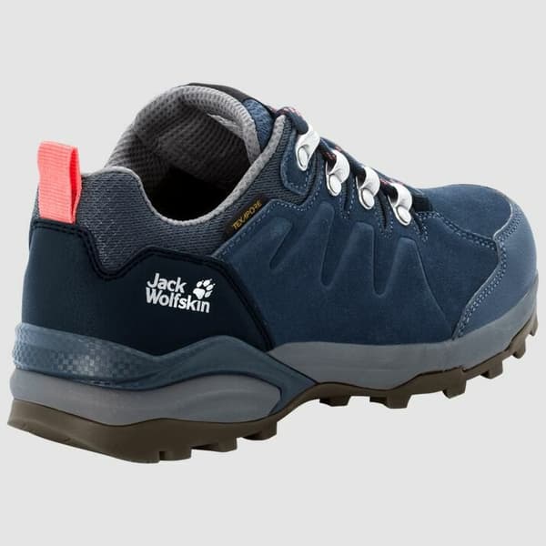 Jack Wolfskin Shoes Refugio Texapore Low Vaelluskengät Sininen EU 39 Nainen