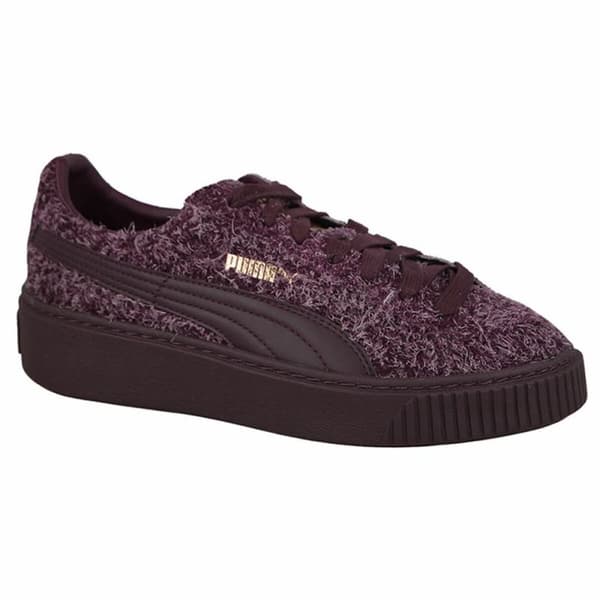 Gymnastiksko, Dam Puma Suede Platform Eletal Violett - 38