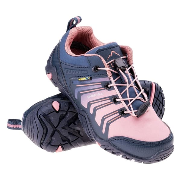 Elbrus Erimley Low Wp Jr Vandresko Blå,Rosa EU 34