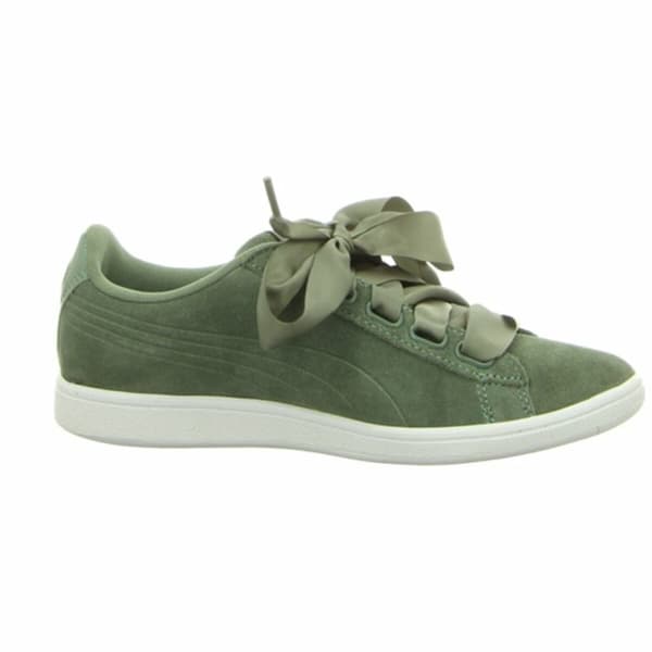 Sportssneakers til damer Puma Vikky Ribbon Sd P Oliven - 36