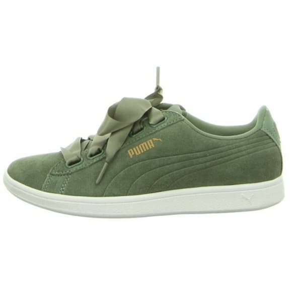 Sportssneakers til damer Puma Vikky Ribbon Sd P Oliven - 36