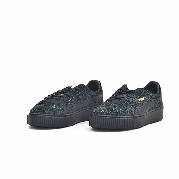 Sportssneakers til damer Puma Suede Platform Eletal Sort - 40