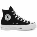 Miniatyrbillede 1 af 11: Kondisko til Kvinder Converse All Star Platform High Top Sort - 38