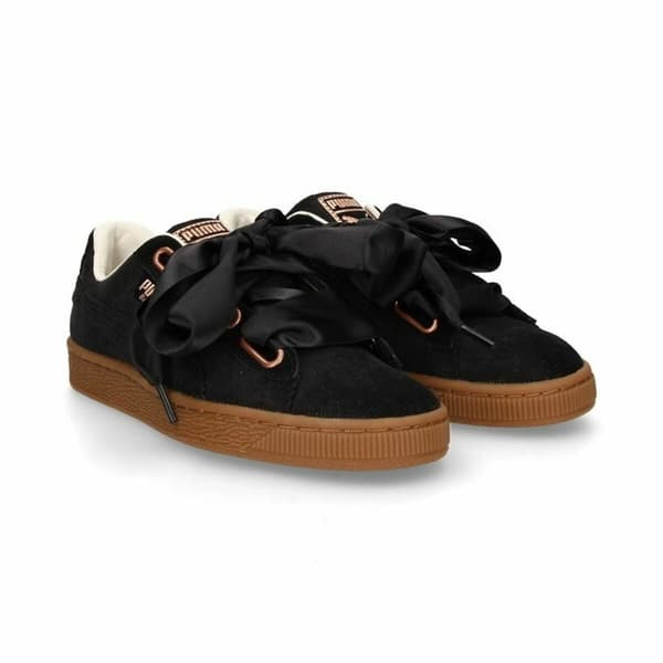 Sportsjoggesko for kvinner Puma  Basket Heart Corduroy Svart - 36