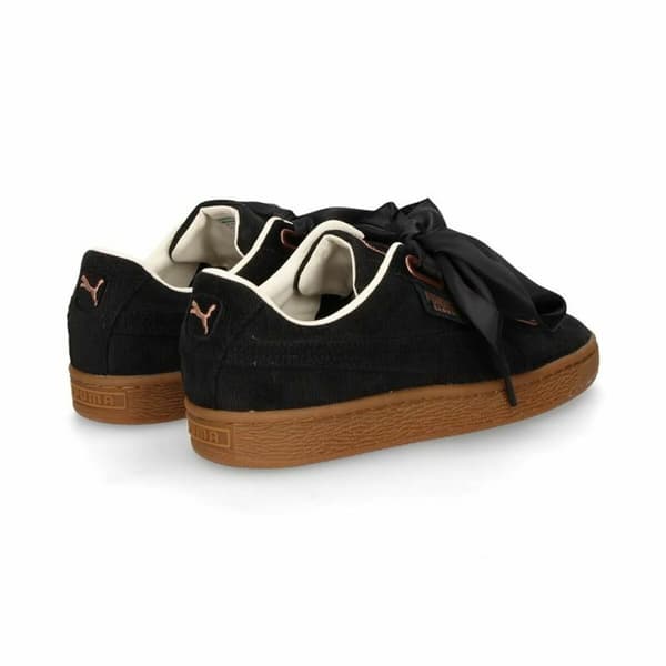 Sportsjoggesko for kvinner Puma Basket Heart Corduroy Svart - 36