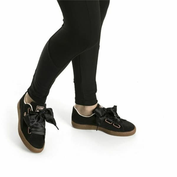 Sportsjoggesko for kvinner Puma Basket Heart Corduroy Svart - 36
