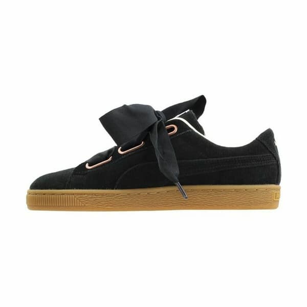 Sportsjoggesko for kvinner Puma Basket Heart Corduroy Svart - 36