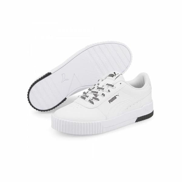 Sportsjoggesko for kvinner Puma Carina Logomania Hvit - 36
