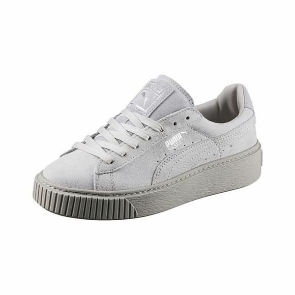 Sportsjoggesko for kvinner Puma Basket Platform Reset Hvit - 36