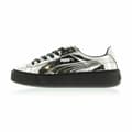 Miniatyrbilde 3 av 11: Sportsjoggesko for kvinner Puma Basket Platform Metallic  Lysegrp - 36
