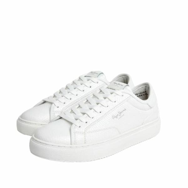Sportsjoggesko for kvinner Pepe Jeans Adams Snaky Hvit - 36