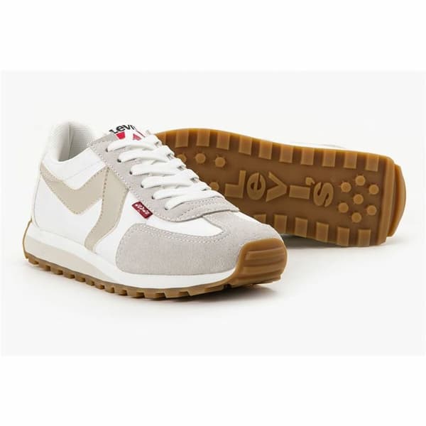 Hverdagssko For Kvinner Levi's Stryder Red Tab S Hvit - 40