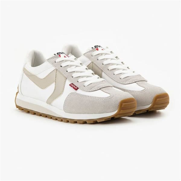 Hverdagssko For Kvinner Levi's Stryder Red Tab S Hvit - 40