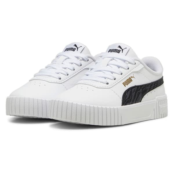 Puma Carina 2.0 Zebra Sko Hvid EU 32 Dreng