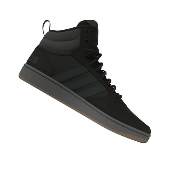 Naisten vapaa-ajan lenkkarit HOOPS 3.0 MID Adidas GZ6681 Musta - 37 1/3